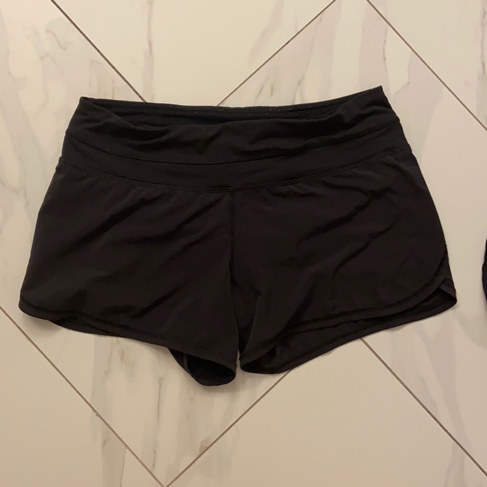 Black lululemon shorts